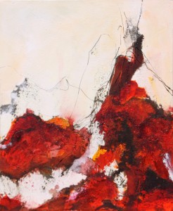 Afrikas Glut II | 50x60 | 2014 | Mischtechnik