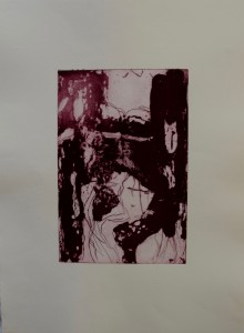 Radierung "Traum" | 40x50 | 2016